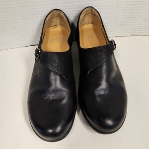 Dansko Marisa Black Leather Loafers sz 39